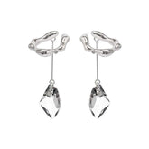 Vintage Crystal Tassel Without Pierced Ear Clip