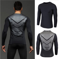 Jarreims Emporium: Black long-sleeve compression shirt back graphic.