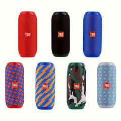 Portable Wireless Bass Speaker with Subwoofer, TWS Stereo, Aux & USB Input, 3D Surround Sound, Hands-Free Calling, FM Radio, TG117