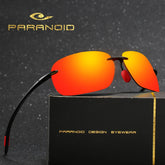 PARANOID Vintage Sunglasses UV400 Men's Sun Glasses For Men Driving Black Goggles Oculos Male 8 Colors Model 8511 P8511