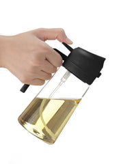Anmai Glass Oiler Spray Dual-Purpose Oil Bottle Air Fryer Kitchen For Home Atomization Fuel Injector Food Grade Leak-Proof
