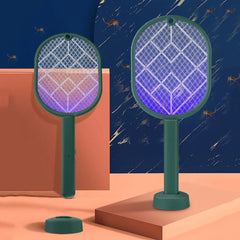 Raqueta antimosquitos 2 en 1, matamosquitos, red protectora con carga USB, suministros para el hogar para dormir en verano