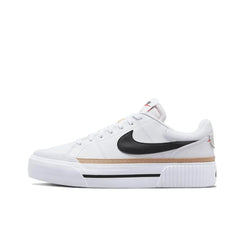 Nike original COURT LEGACY LIFT shoes Women 2024 New Summer Thick Sole Heightened Fashion lightweight casual sneakers
