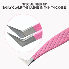 NATUHANA New Type Eyelash Extension Tweezers For Lash Artists We can to print your logo