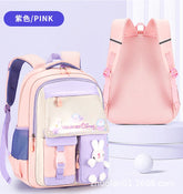 New Children Shoulder Bag Primary School Students Schoolbag Cartoon Lightweight Girls Junior High School Students Kids Backpacks