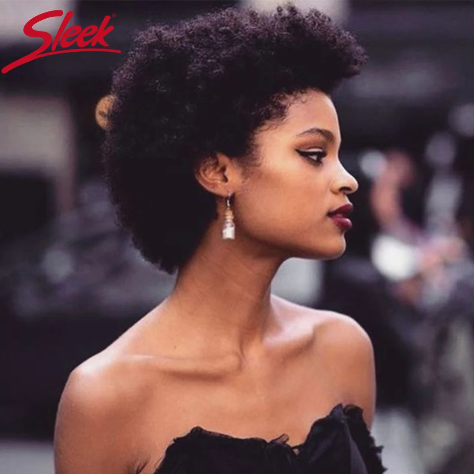 Profile of woman wearing Sleek brand makeup and earrings.