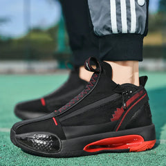 NEW Men Shoes Casual Sneakers High Top Air Basketball Tennis Male Student Teens Light Net Breathable Running Travel Large Size