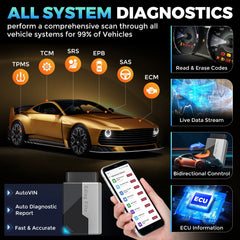 2026 New KINGBOLEN Ediag Elite Lifetime free Car Diagnostic Tools All system 15 Resets Bi-directional Test Auto Scanner OBD2
