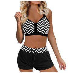 High Waisted Sexy Bikinis Sets For Womens Color Block Push Up 2 Piece Swimsuits Brazilian Beach Bathing Suit Oversized M-Xxl