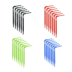 Gewächshaus Topf Gebogene Pfeil Dropper Micro Drip System 2L4L8L Druck Ausgleich Tropfer 3/5mm 2/4-weg Bewässerung Kit