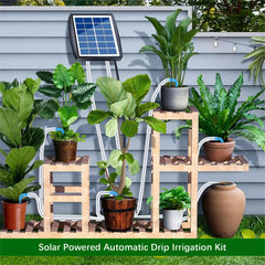 Sistema de riego solar Sistema de riego automático solar Kit de riego por goteo automático con energía solar Dispositivos de riego automático con sensor de agua