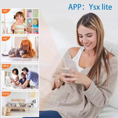 Mini WiFi Camera 1080P HD, Indoor Security Cam with Night Vision, 2-Way Audio, Baby & Pet Monitoring