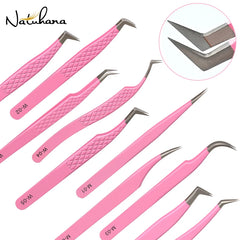 NATUHANA New Type Eyelash Extension Tweezers For Lash Artists We can to print your logo