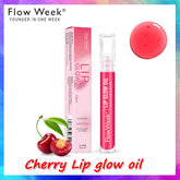 FlowWeek Lip Gloss Moisturizing Lip Plumper Gloss Universal Lip Luminizer Long Lasting Glitter Liquid Lipstick 3Colors