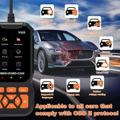 OBD2 Scanner Diagnostic Tool Enhanced Auto Check Engine Code Reader with Reset I/M Readiness OBD2/EOBD Car Diagnostic Scan Tool