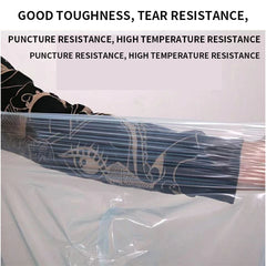 Lona gruesa transparente impermeable para jardín, lona de polietileno transparente a prueba de lluvia, cubierta para plantas, tela aislante para cobertizo con ojales