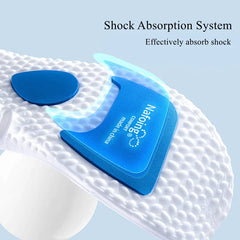 Arch Support Foot Insoles Foam Sports Insole Air Cushion Shock-absorbing Running Basketball Insoles Super Soft Bottom Shoe Pads