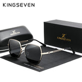 KINGSEVEN Women's Sunglasses Gradient Polarized Lens Luxury Design Ladies Elegant Lunette De Soleil Femme