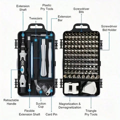 115-In-1 Enhanced Screwdriver Set, Highly Powerful And Durable, Complete Tool Kit, Multi-Functional Disassembly Dedicated, Equip