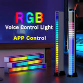 RGB Voice Control Synchron Rhythmus Licht Internet Beliebte Bunte Musik Umgebungs Licht Auto Desktop Induktion Kreative Led Pick