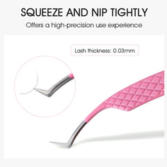 NATUHANA New Type Eyelash Extension Tweezers For Lash Artists We can to print your logo