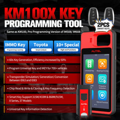 Autel MaxiIM KM100 KM100X Key Fob Programming Tools Auto key Programmer 60s Key Generation OBD IMMO Key Learning Key Free Update