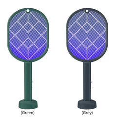 Raqueta antimosquitos 2 en 1, matamosquitos, red protectora con carga USB, suministros para el hogar para dormir en verano