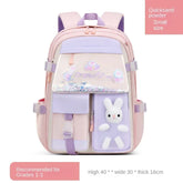Backpack New Girl Primary School Student Bag Cute Cartoon Kid Junior High School Shoulder Bag Waterproof Children Schoolbag