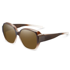 Fit Over Glasses Wrap Around Sunglasses Square Shades UV400 Goggles For Men Women Glasses Cover Driving Polarized Sunglasses