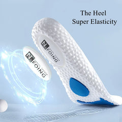 Arch Support Foot Insoles Foam Sports Insole Air Cushion Shock-absorbing Running Basketball Insoles Super Soft Bottom Shoe Pads