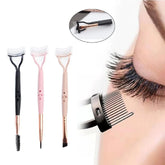 Wimpern Schönheit Faltbare Separator Tragbare Wimpern Pinsel Kamm Mascara Curl Eye Lash Edelstahl Wimpern Kämmen Werkzeuge