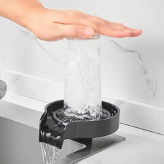 Ins Rinser Automatic Glass Cup Washer High Pressure Bar Kitchen Beer Milk Tea Cup Cleaner Sink Accessories