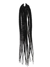 4X EZ SENEGALESE BRAID Trenza de ganchillo larga sintética Peinado negro burdeos marrón Caja de trenza de ganchillo para mujeres - 16 pulgadas