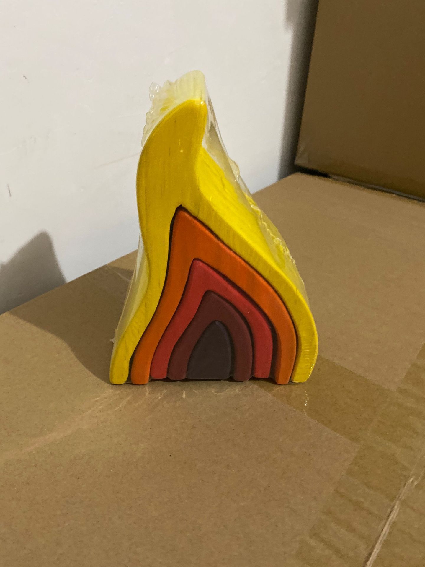 Puzzle Großes 12-teiliges Bogenbrücken-Regenbogen-Baustein-Spielzeug für die frühkindliche Bildung