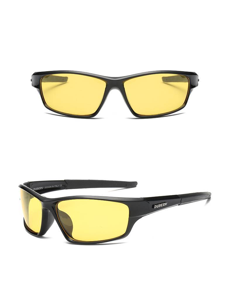 DUBERY Neue Retro Männer Polarisierte Sonnenbrille Täglichen Freizeit Reisen Sport Männer Sonnenbrille Anti-Glare UV400 Outdoor Brille D1