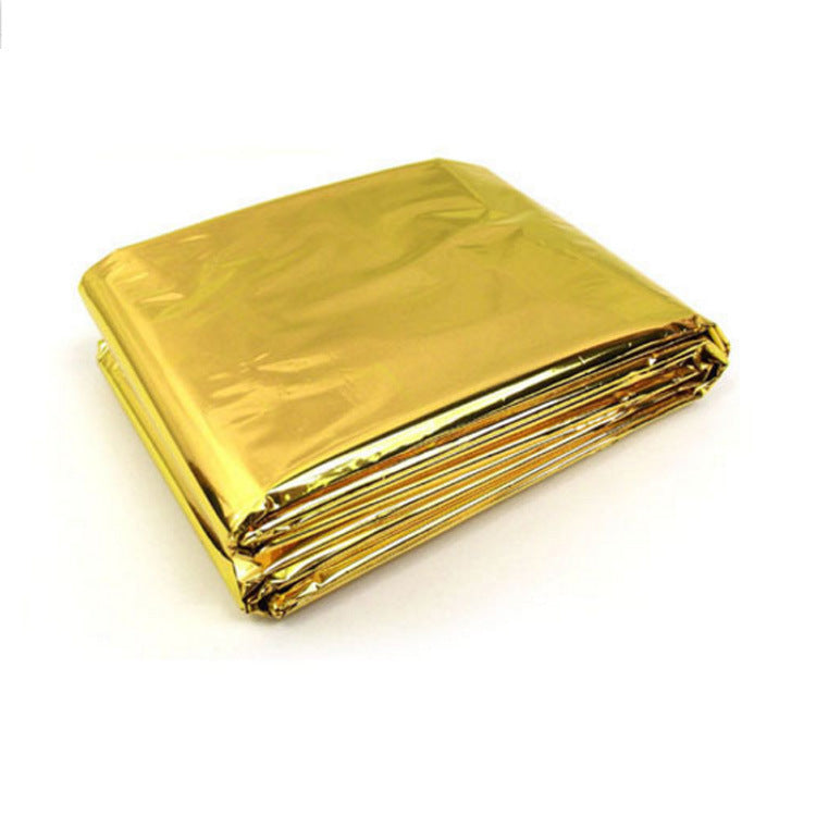 Menschlicher Körper Hypothermie Lebensrettende Notfalldecke im Outdoor-Bereich