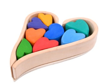 Puzzle Großes 12-teiliges Bogenbrücken-Regenbogen-Baustein-Spielzeug für die frühkindliche Bildung