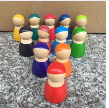 Puzzle Großes 12-teiliges Bogenbrücken-Regenbogen-Baustein-Spielzeug für die frühkindliche Bildung