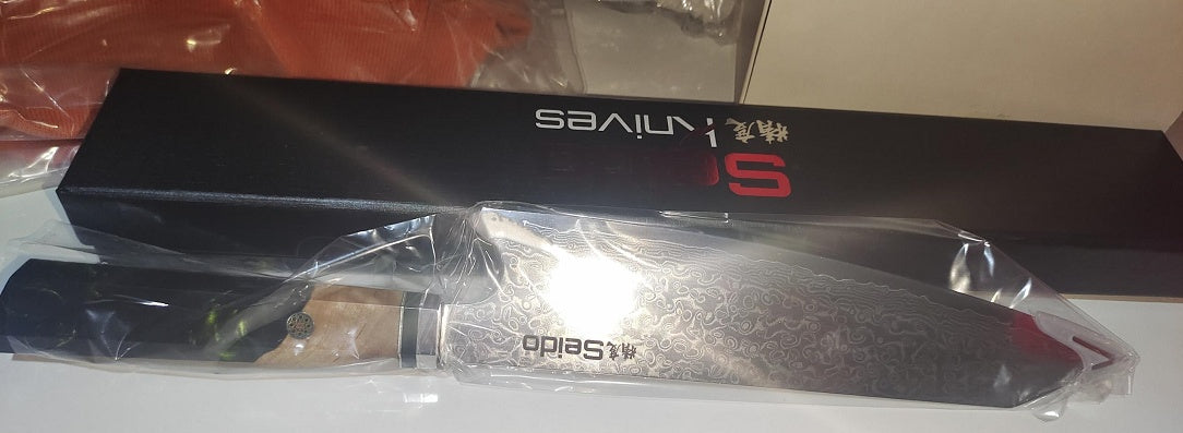 Kochmesser für die japanische Küche in Damaskus