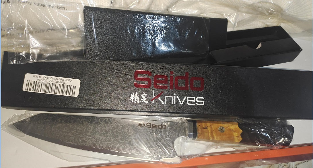 Kochmesser für die japanische Küche in Damaskus