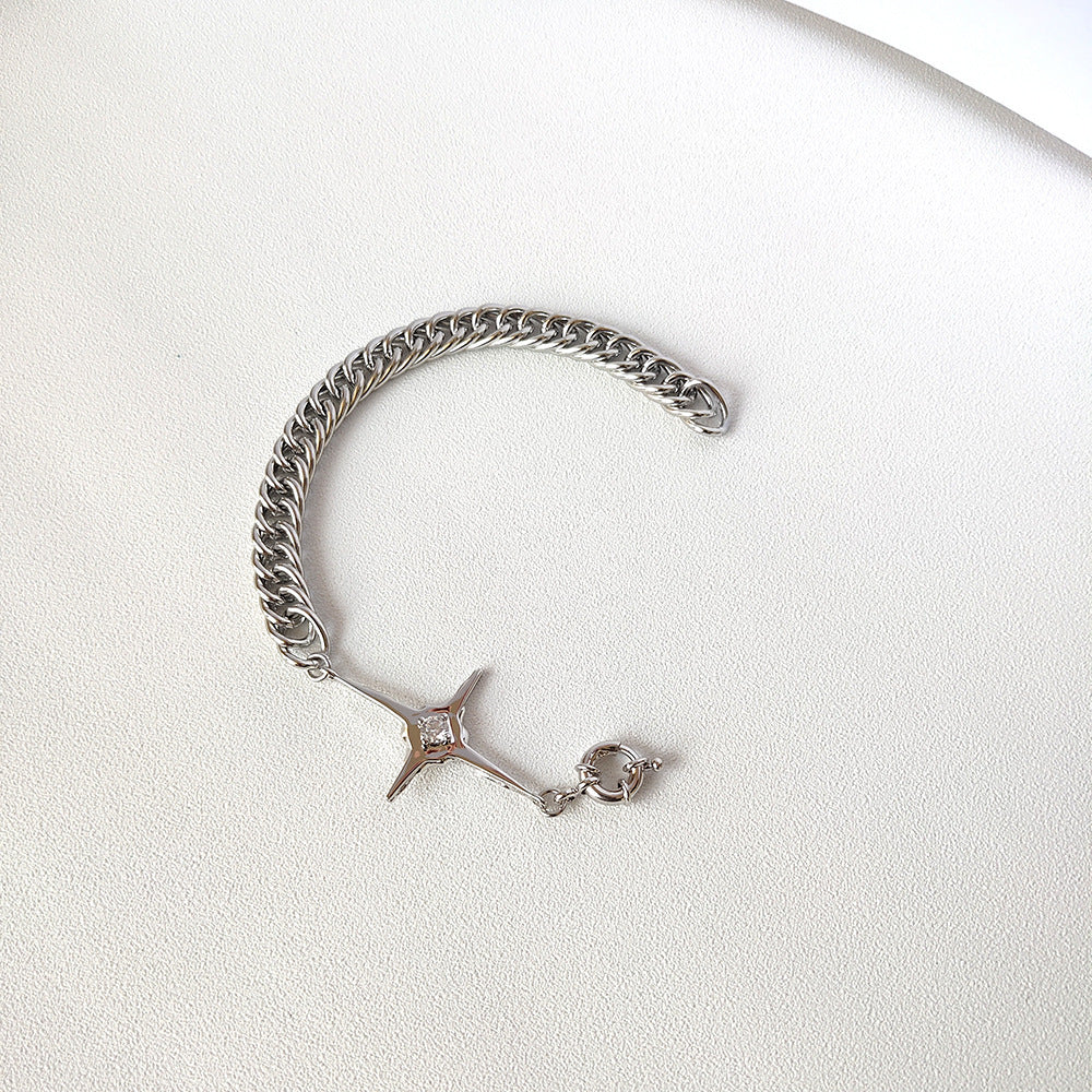 Pulsera de joyería con temperamento rojo de red hecha a mano de Design Sense