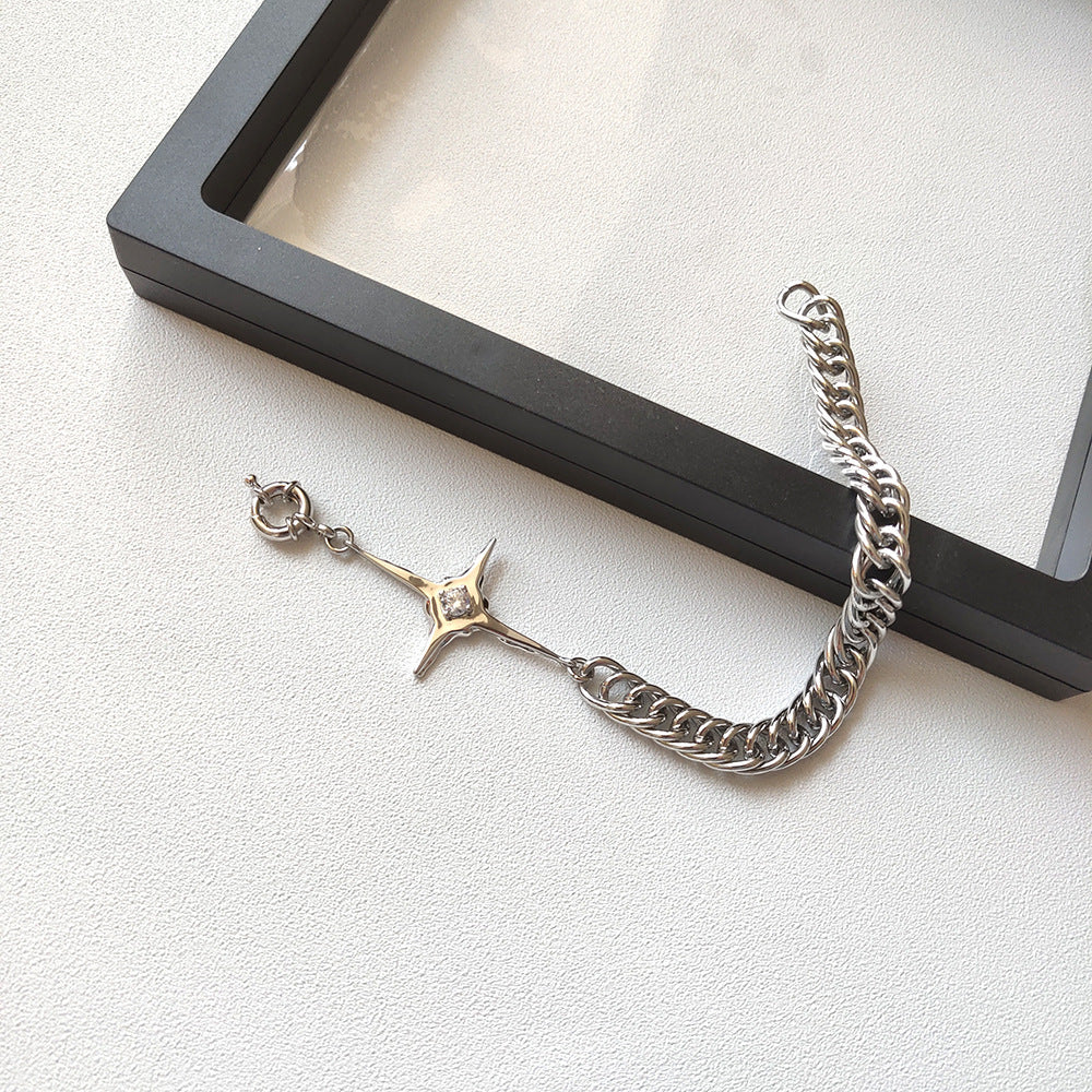 Pulsera de joyería con temperamento rojo de red hecha a mano de Design Sense