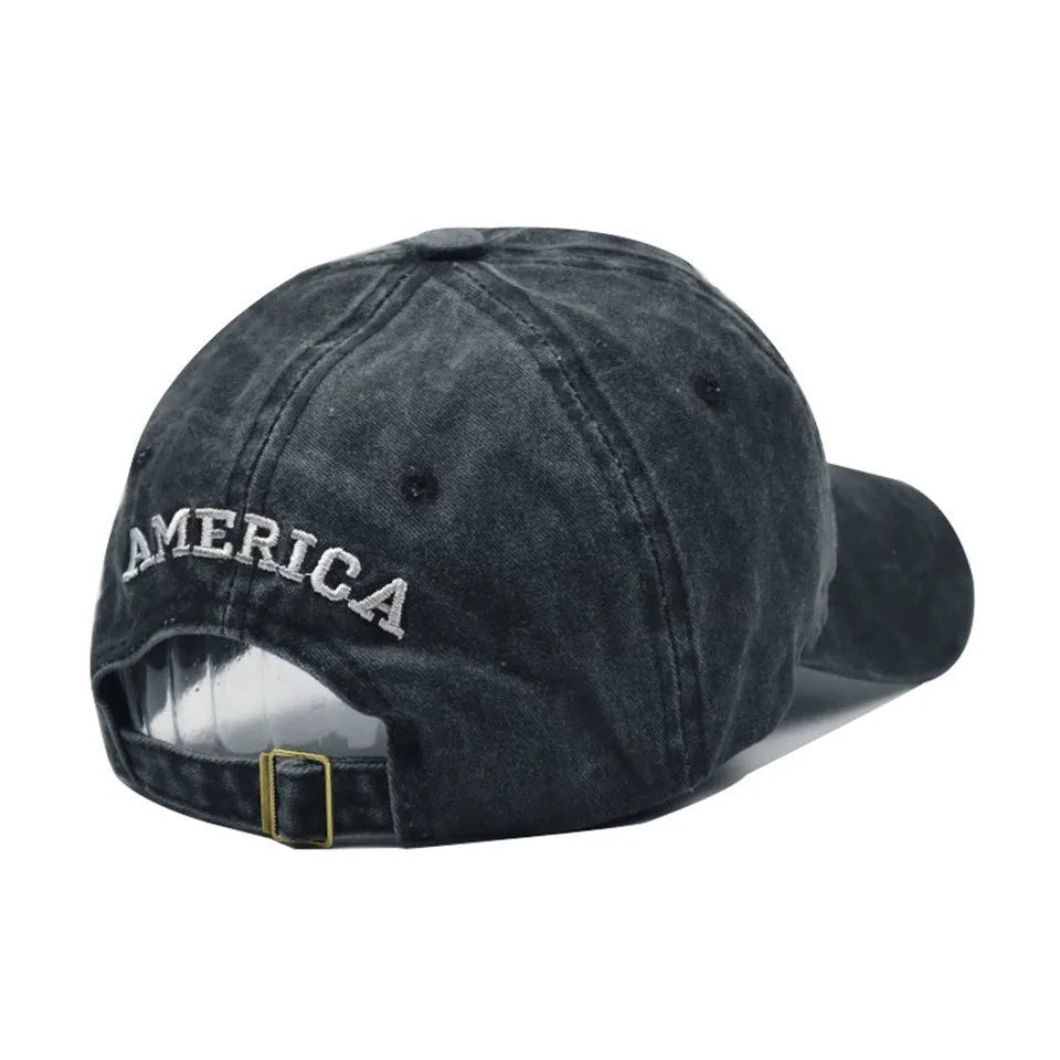 Men Cotton Baseball Cap Men Women Tactical Army Military Dad Hat USA American Flag US Unisex Hip Hop Hats Outdoor Sport Caps