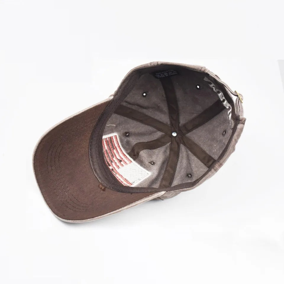 Men Cotton Baseball Cap Men Women Tactical Army Military Dad Hat USA American Flag US Unisex Hip Hop Hats Outdoor Sport Caps