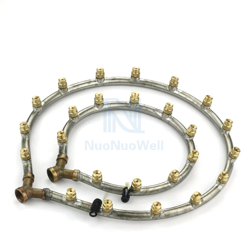 Boquilla atomizadora de anillo NuoNuoWell M14 de 1,5 mm para humidificación de jardín, riego, pulverización de pesticidas, herramientas de aspersión ajustables