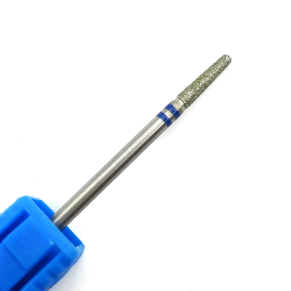 HYTOOS 11 Type Diamond Nail Drill Bit 3/32" Rotary Burr Manicure Cutters Electric Drill Accessories Nail Mills Tool