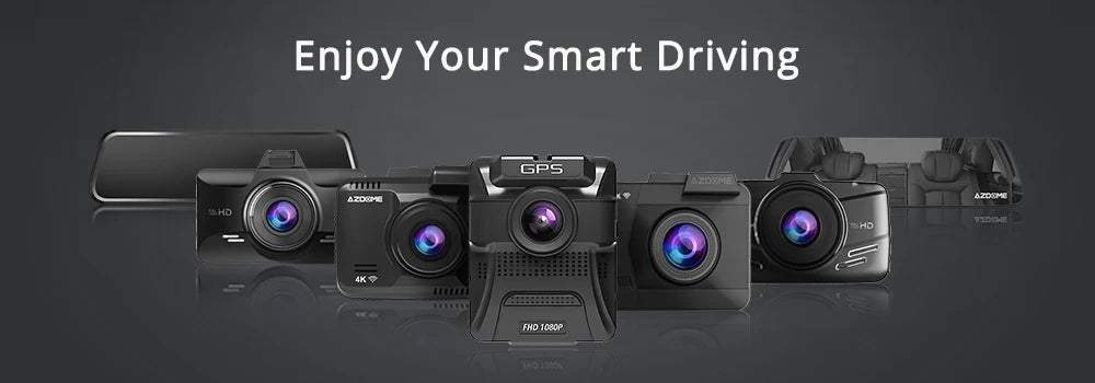 AZDOME Dash Cam 1296P WiFi Dash Camera for Cars Voice Control Dashcams Night Vision Loop Recording G-Sensor 24H Parking Monitor