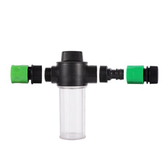 Pistola de agua para lavado de autos multifuncional para el hogar, botella de espuma de nieve de 100 ml, lanza rociadora, boquilla de manguera de espuma para lavado de autos, pistola de chorro de agua