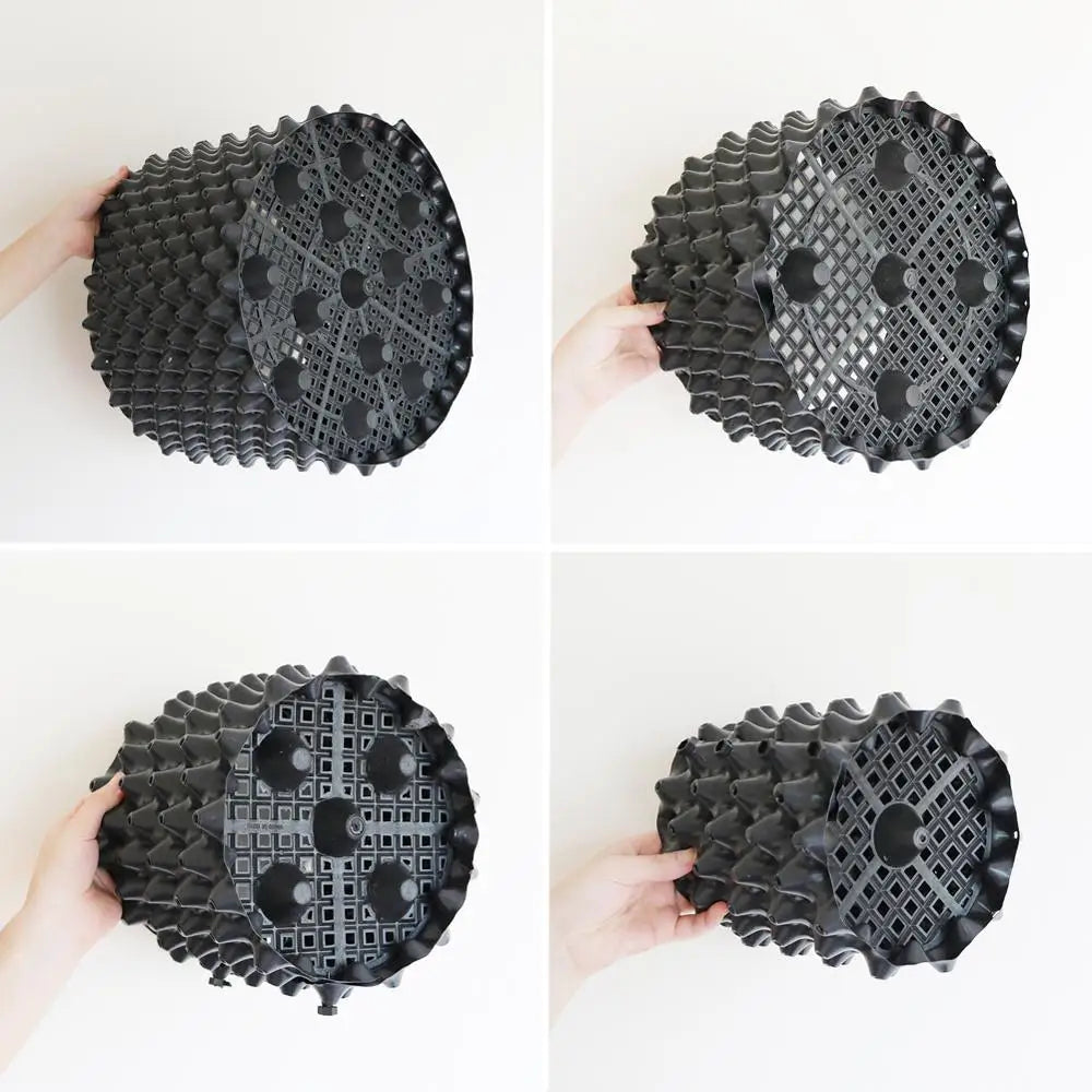 Poda aérea Control de raíces de plantas Macetas de vivero Entrenador Crecimiento rápido de raíces Contenedor Jardín Árbol Bonsái Herramienta de trasplante Maceta de vivero rápida