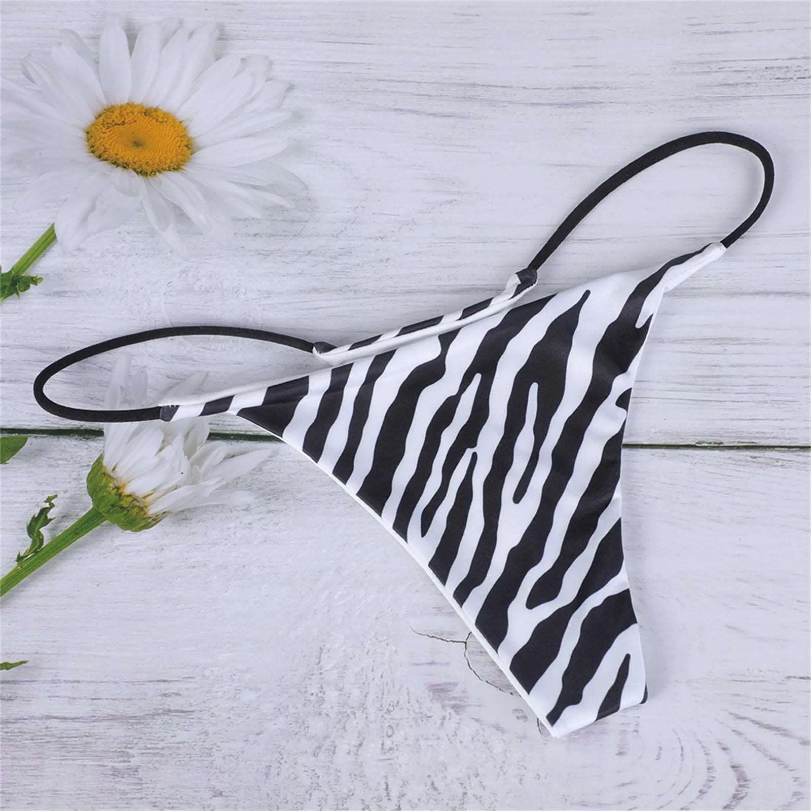 Leopard Zebra Print Women Panties Seamless Thongs Underwear G-String T-Back Low Waist Ladies Briefs Bikini Panties Tangas Mujer